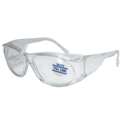 ORS Nasco Full-Lens Magnifying Safety Glasses, 2.25 Diopter, Clear Polycarbonate Lens/Tint, Clear Frame, MS225