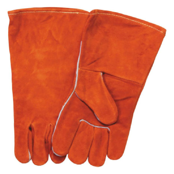 ORS Nasco Split Cowhide Kevlar Welding Gloves, Large, Russet, 18GC