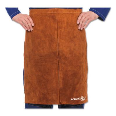 ORS Nasco Split Leg Waist Aprons, 18 in x 24 in, Side Split Cowhide, Lava Brown, 250