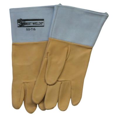 ORS Nasco Pigskin 50-TIG Welding Gloves, Large, Tan, 50TIG-L
