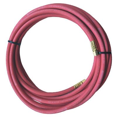 ORS Nasco Grade T Single-Line Welding Hose, 3/8 in, 50 ft, BB Fittings, Fuel Gases, Red, T3/8X1-RED-50-BB
