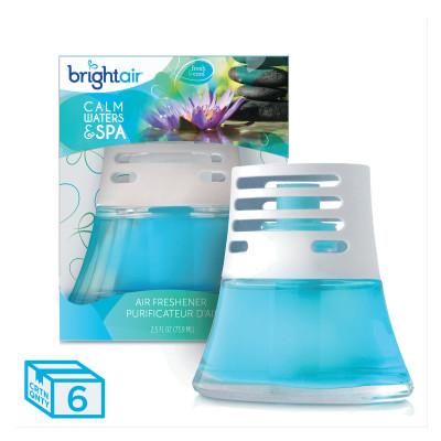 BRIGHT AIR Scented Oil Air Freshener, Calm Waters and Spa, Blue, 2.5oz, 900115CT