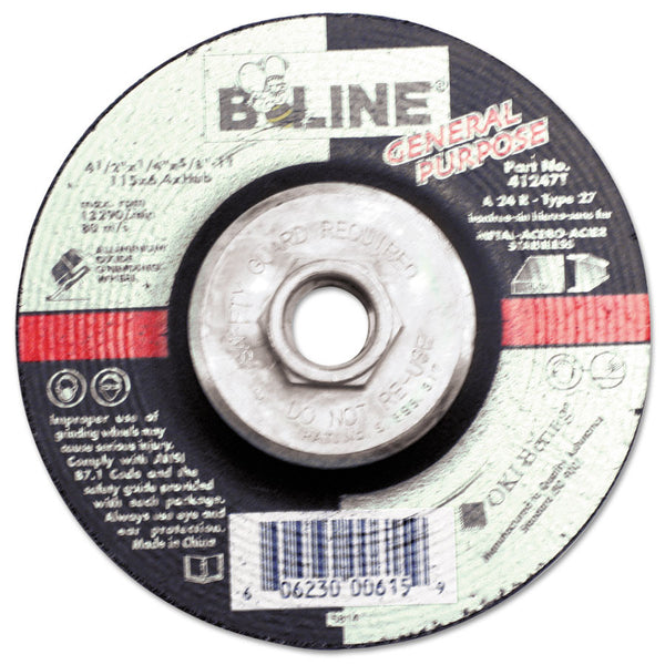 B-Line Depressed Center 4-1/2" Grinding Wheels - AMMC