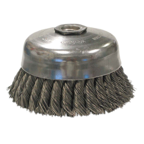 Weiler General-Duty Steel Knot Wire Cup Brush - Various Sizes - AMMC