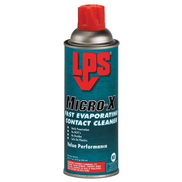 LPS Micro-X Fast Evaporating Contact Cleaner (Case of 12) - AMMC