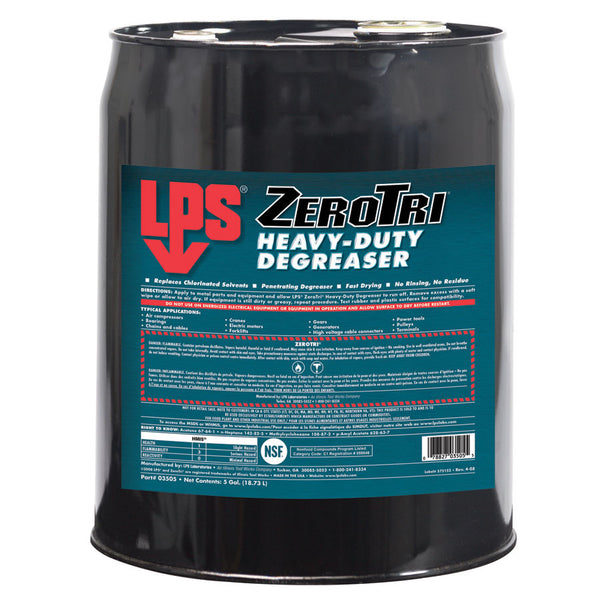 LPS ZeroTri Heavy-Duty Degreaser - 55 Gallon Drum - AMMC