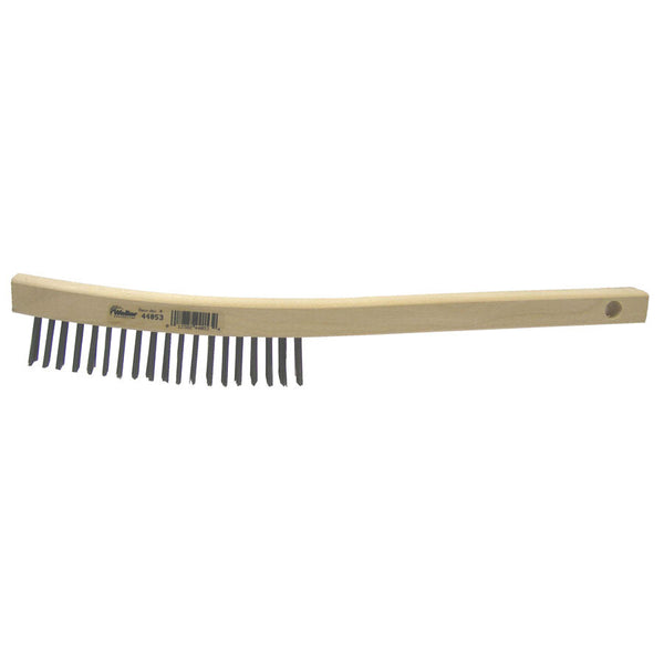 Weiler Curved Handle Wire Scratch Brush - Various Sizes - AMMC